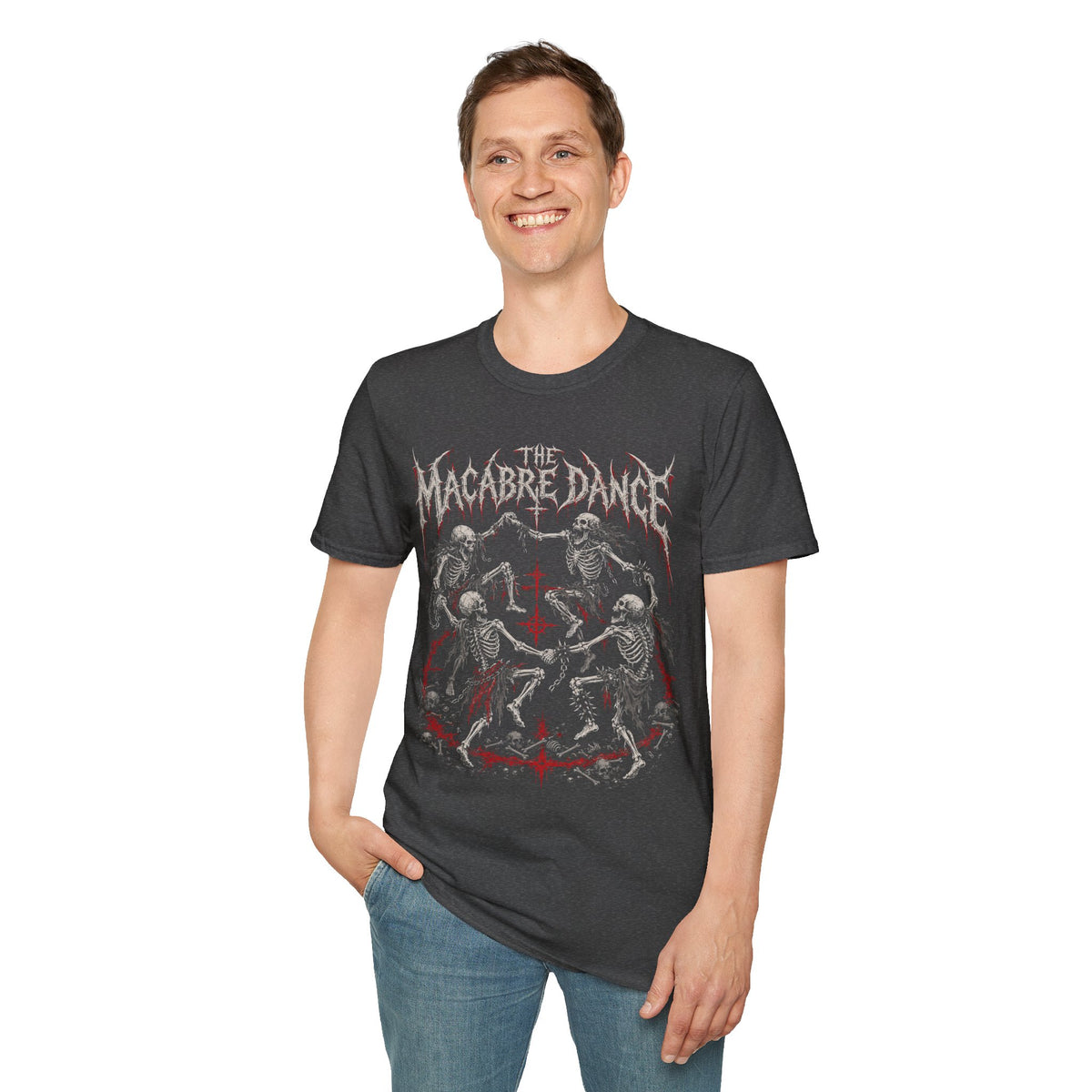Brutal Metal Mosh Pit Skeletons T-Shirt
