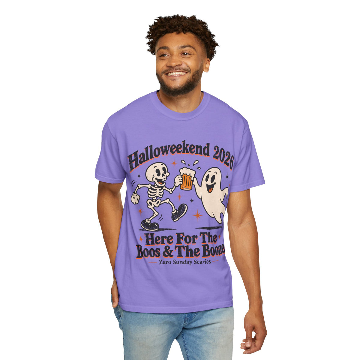Halloweekend 2026 Boos & Booze Comfort Colors Tee