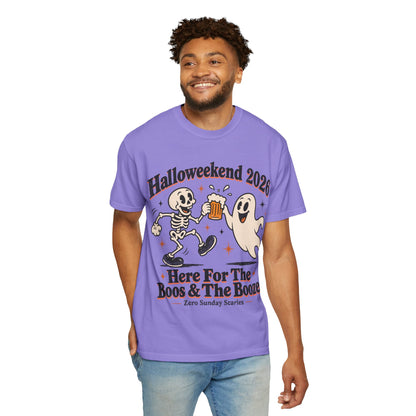 Halloweekend 2026 Boos & Booze Comfort Colors Tee