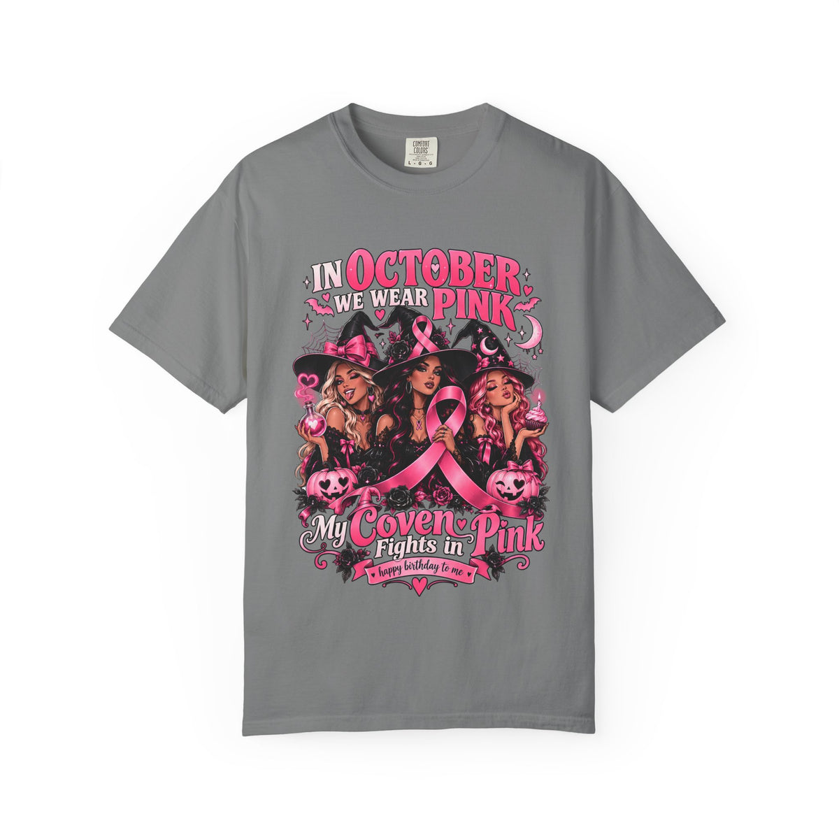 In October We Wear Pink My Coven Fights in Pink Tee