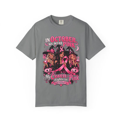 In October We Wear Pink My Coven Fights in Pink Tee