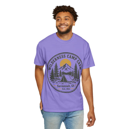 Wilderness Camp Crew Savannah GA Comfort Colors Tee