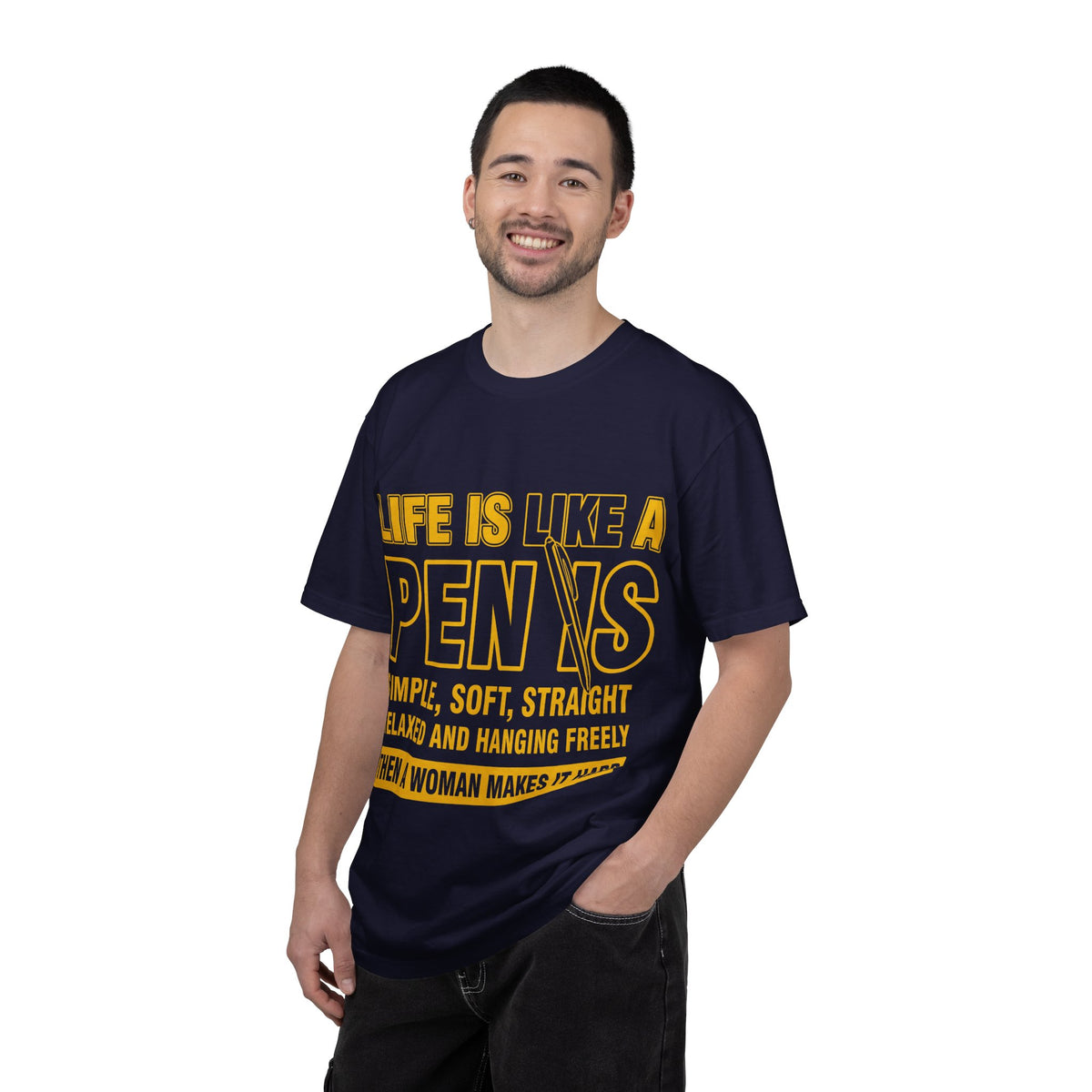 Life Is Like a Penis Adult Humor Comfort Colors T-Shirt
