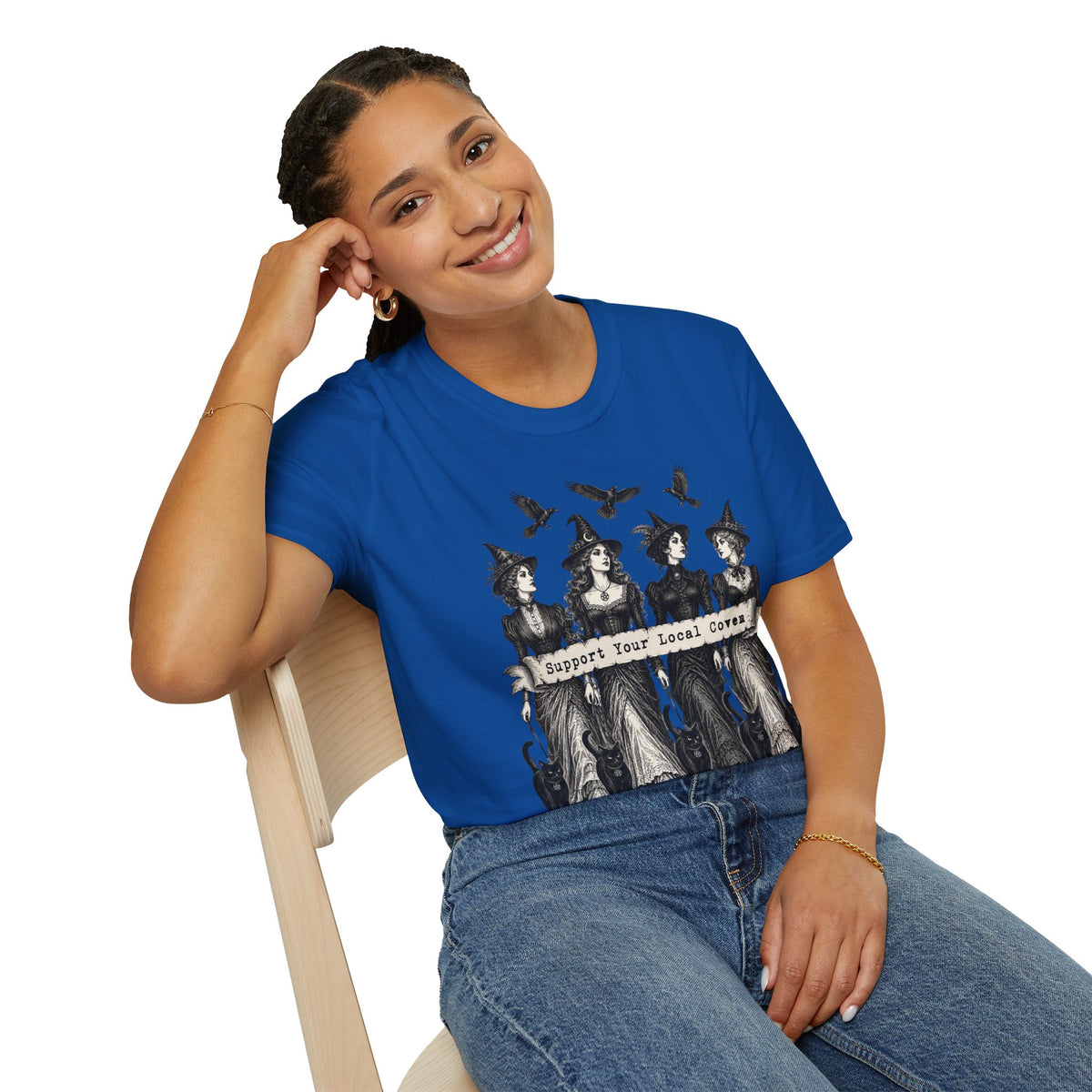 Support Your Local Coven Feminist Witch T-Shirt