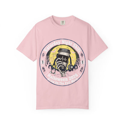 Saturday Night Shift Halloween 2026 Comfort Colors Tee