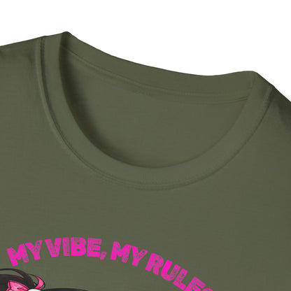 My Vibe, My Rules Anime Chibi Graphic Tee
