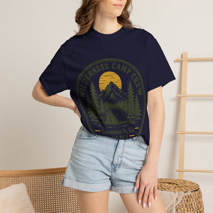 Wilderness Camp Crew Savannah GA Comfort Colors Tee