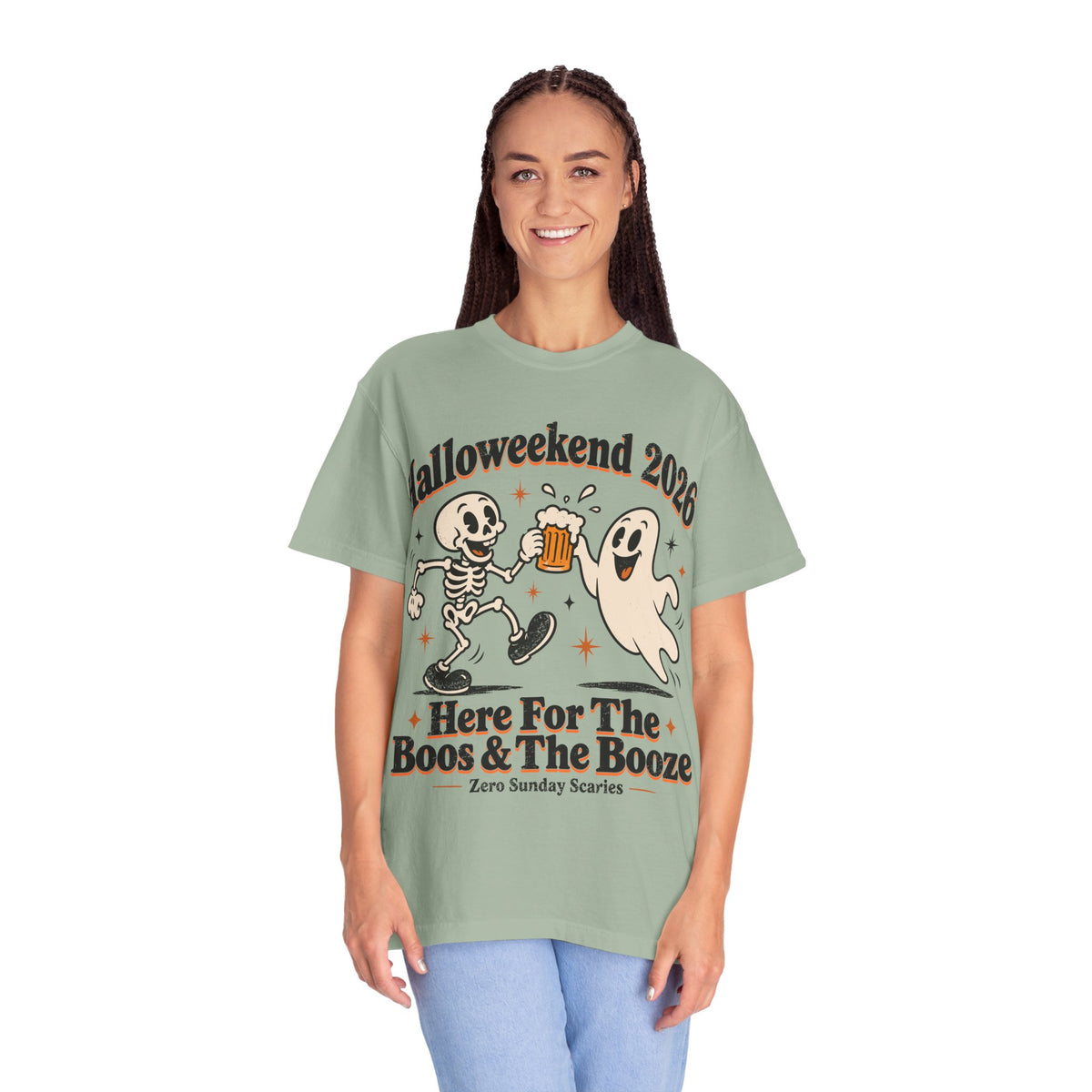 Halloweekend 2026 Boos & Booze Comfort Colors Tee