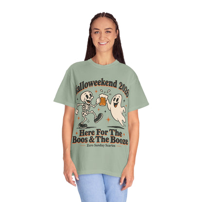 Halloweekend 2026 Boos & Booze Comfort Colors Tee