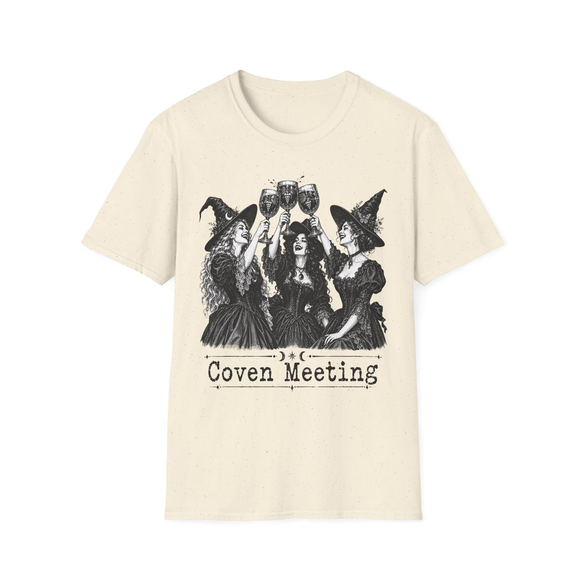 Coven Meeting Witch Wine T-Shirt