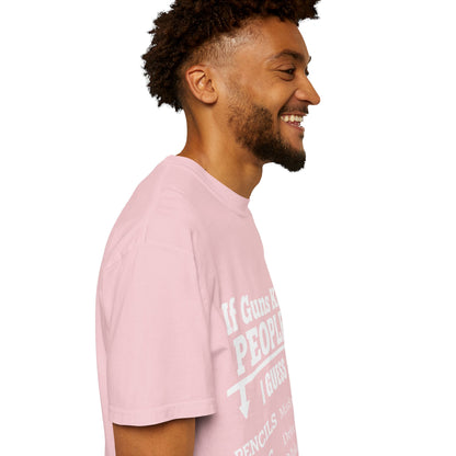 If Guns Kill People Funny Firearm Statement Comfort Colors Tee