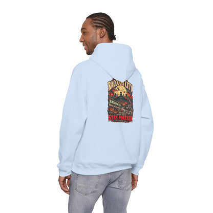 Welcome to Raccoon City Halloween 2026 Gildan 18500 Hoodie