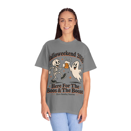 Halloweekend 2026 Boos & Booze Comfort Colors Tee
