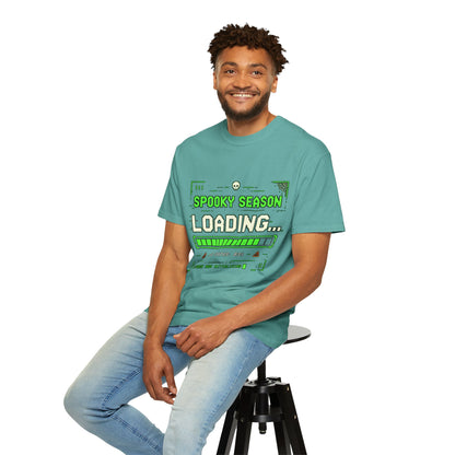 Spooky Season Loading Gamer Halloween Comfort Colors Tee