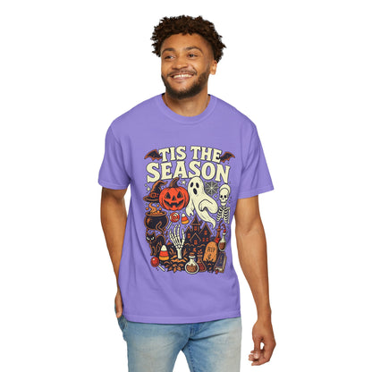 Tis the Season Spooky Halloween Comfort Colors Graphic Tee