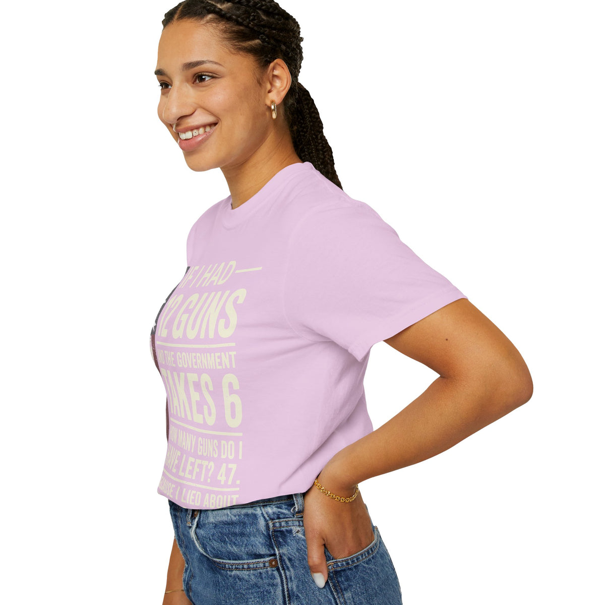 If I Had 12 Guns Funny Gun Math Comfort Colors T-Shirt