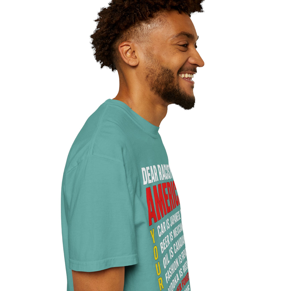 Dear Racists in America Anti-Racism Comfort Colors Tee
