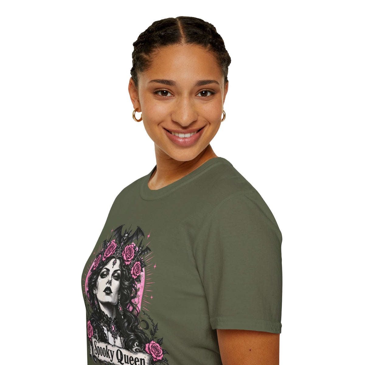 Pink Spooky Queen Pastel Gothic Glamour Witch T-Shirt