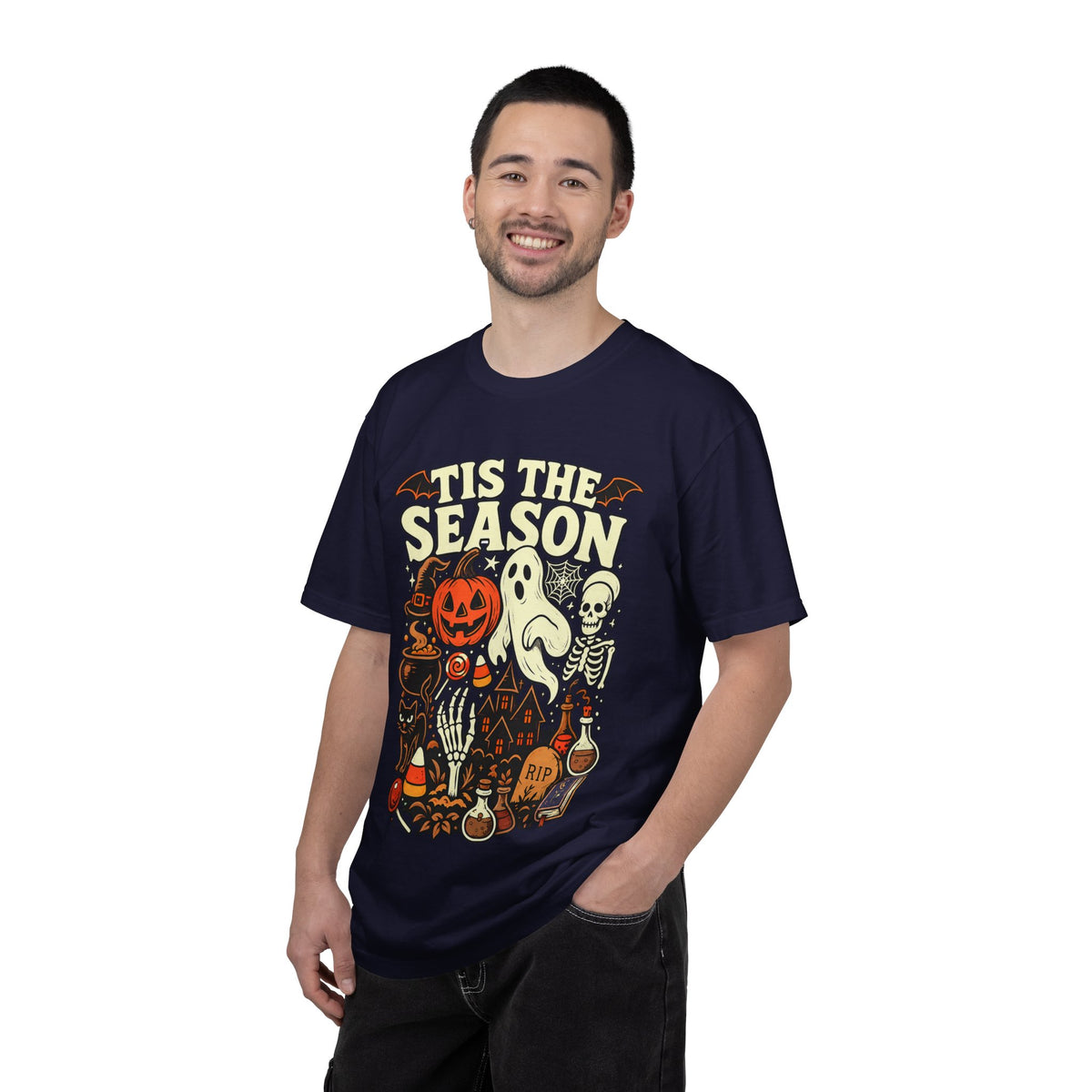 Tis the Season Spooky Halloween Comfort Colors Graphic Tee