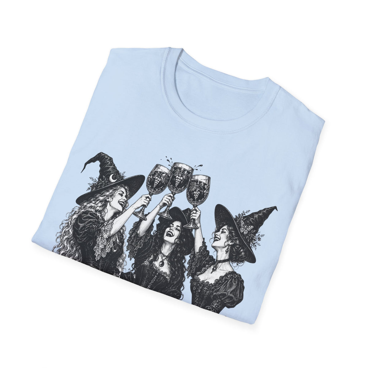 Coven Meeting Witch Wine T-Shirt