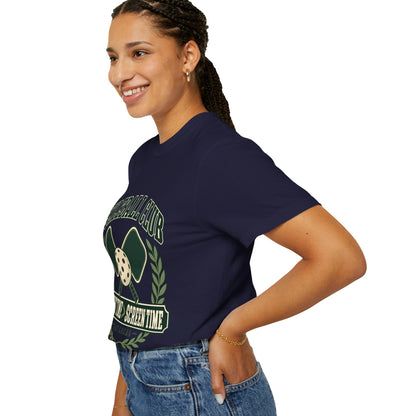 Pickleball Club Court Time Over Screen Time Comfort Colors Tee