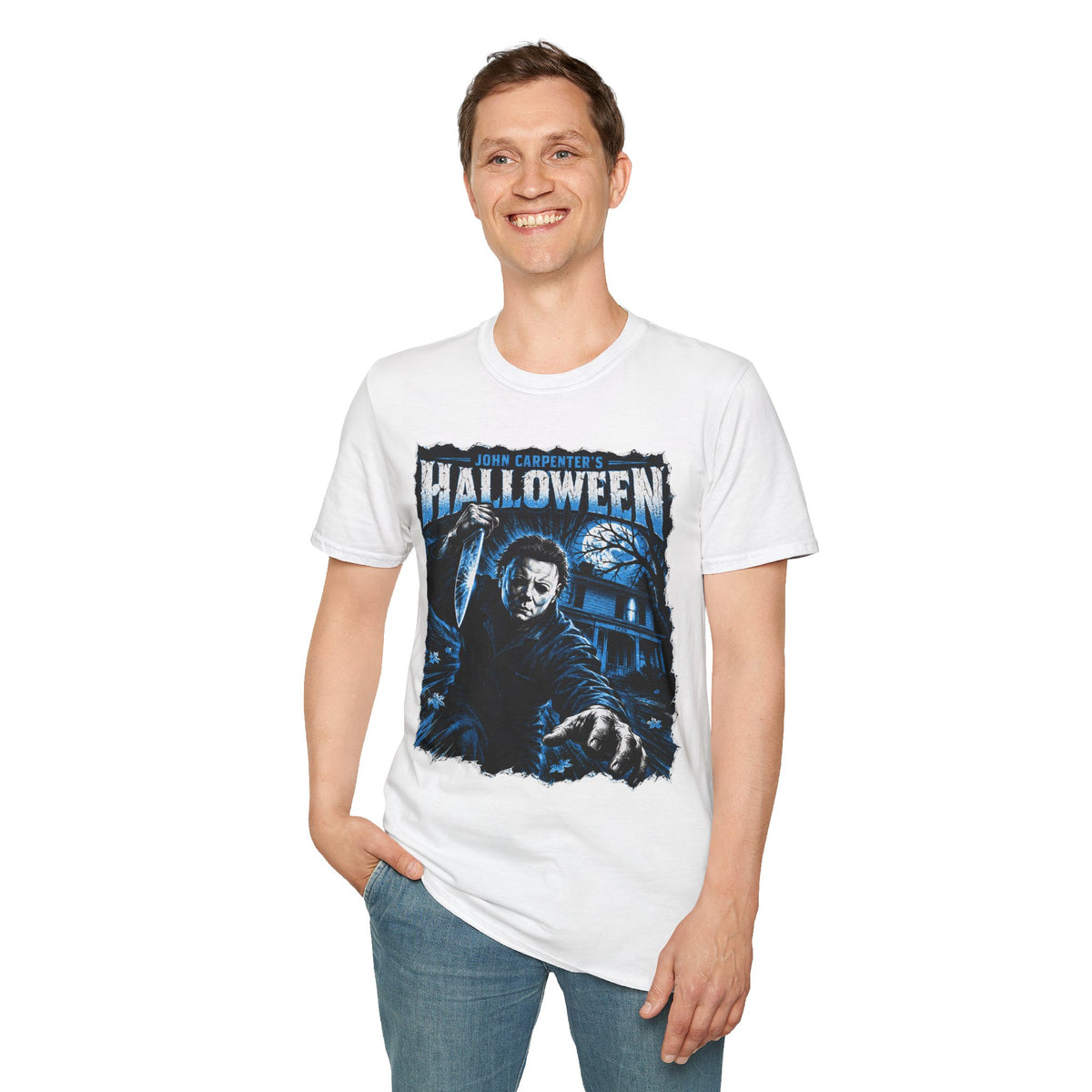 John Carpenter's Halloween Comic Book Style Shirt