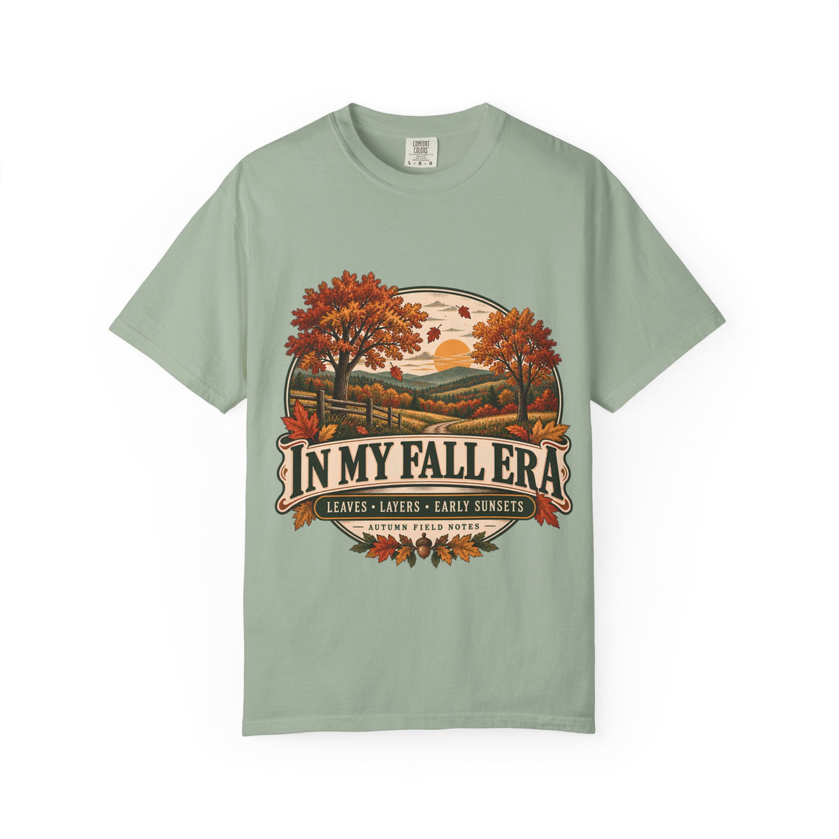 In My Fall Era Autumn Comfort Colors Graphic T-Shirt