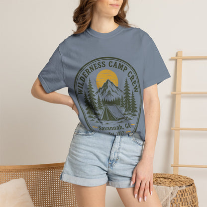 Wilderness Camp Crew Savannah GA Comfort Colors Tee