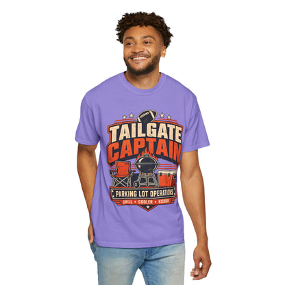 Tailgate Captain Football Game Day Comfort Colors T-Shirt