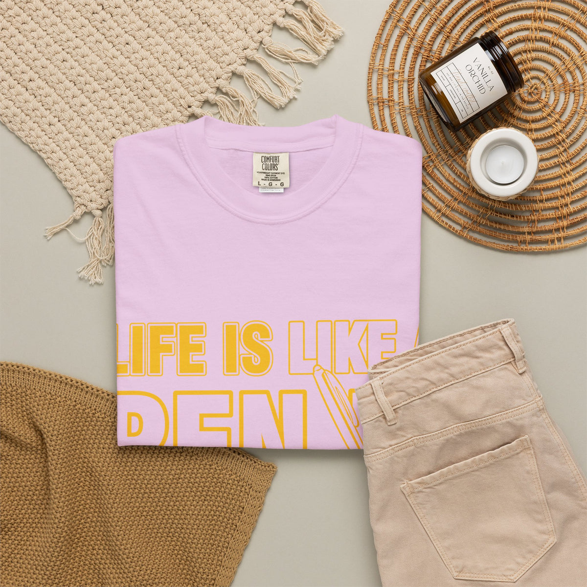 Life Is Like a Penis Adult Humor Comfort Colors T-Shirt
