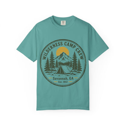 Wilderness Camp Crew Savannah GA Comfort Colors Tee