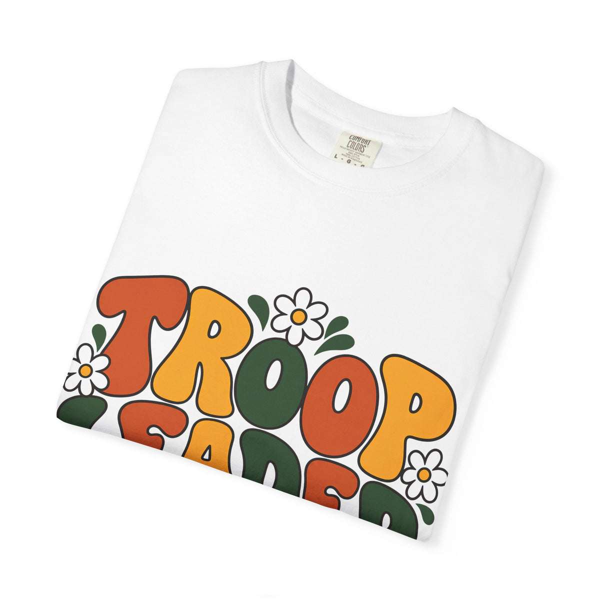 Troop Leader Coffee Campfires Chaos Comfort Colors Tee