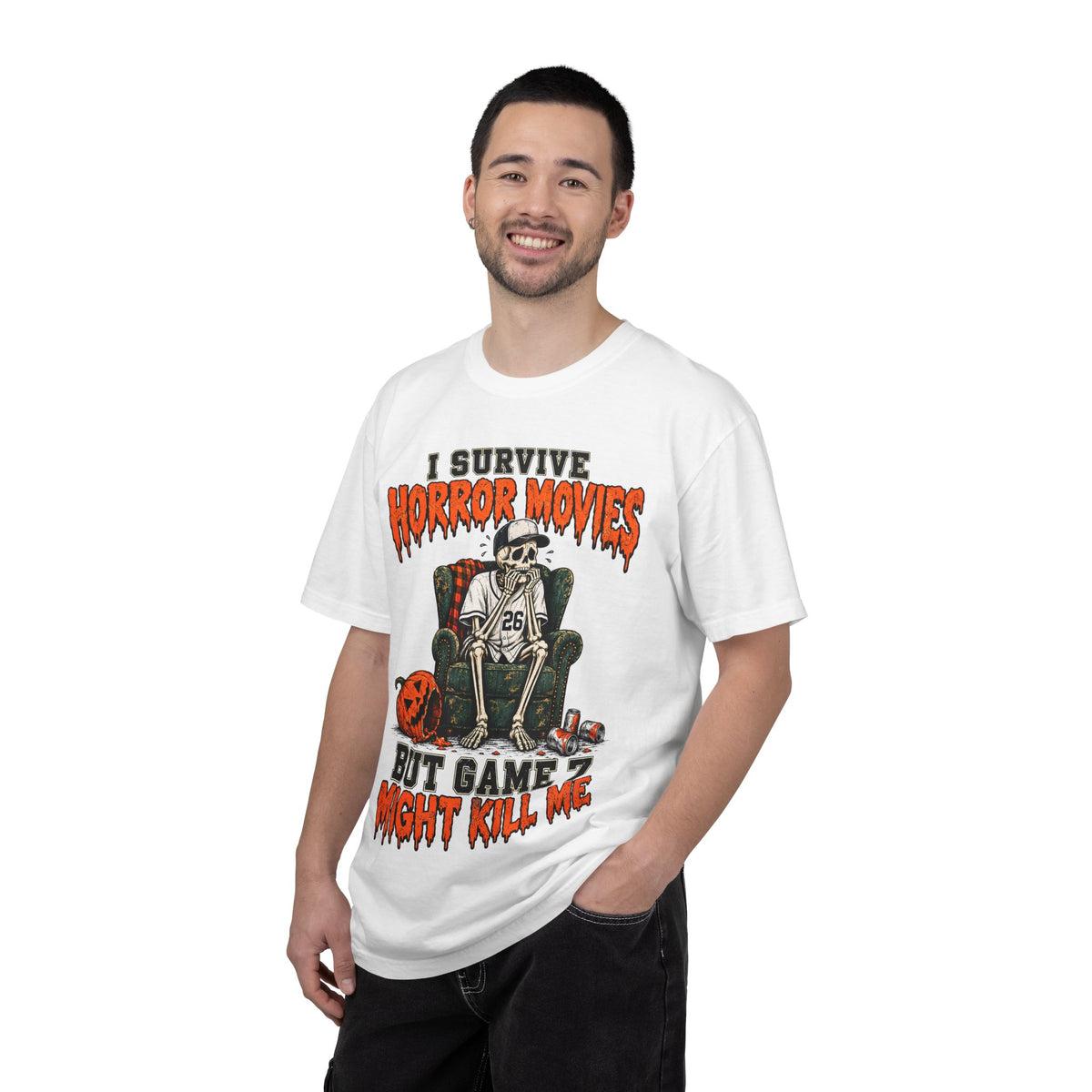Horror Movies Game 7 Baseball Comfort Colors T-Shirt