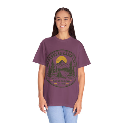 Wilderness Camp Crew Savannah GA Comfort Colors Tee