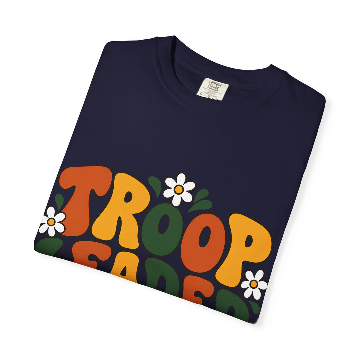 Troop Leader Coffee Campfires Chaos Comfort Colors Tee