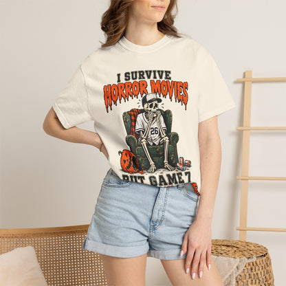 Horror Movies Game 7 Baseball Comfort Colors T-Shirt