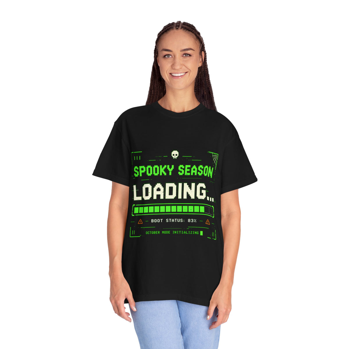 Spooky Season Loading Gamer Halloween Comfort Colors Tee