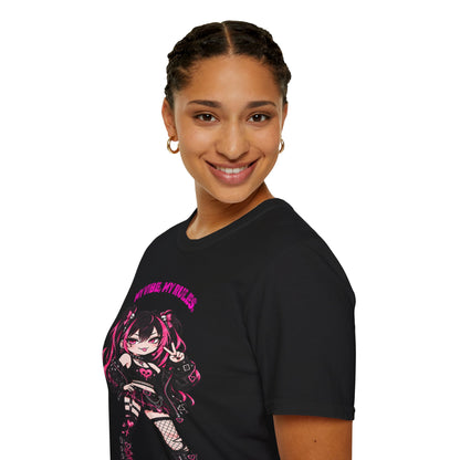 My Vibe, My Rules Anime Chibi Graphic Tee