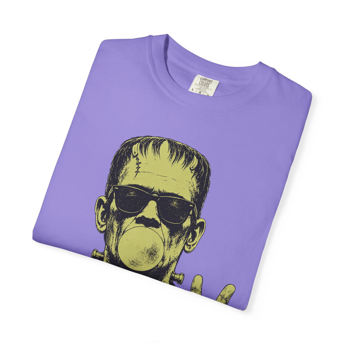 Frankenstein Bubblegum Peace Sign Comfort Colors T-Shirt