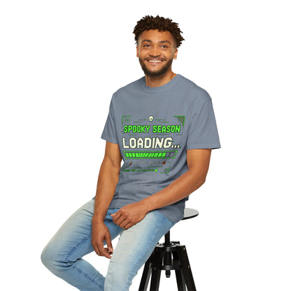 Spooky Season Loading Gamer Halloween Comfort Colors Tee
