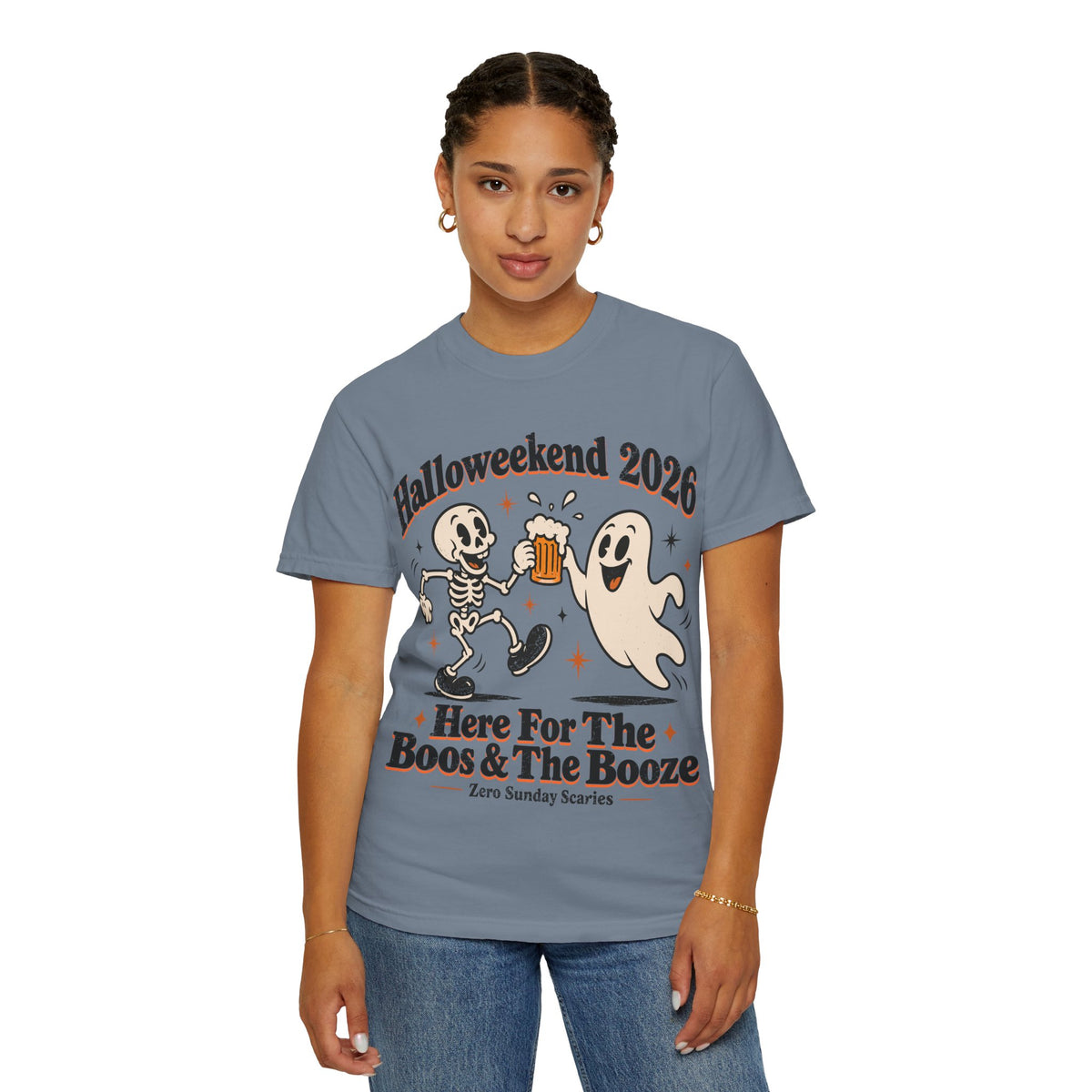 Halloweekend 2026 Boos & Booze Comfort Colors Tee