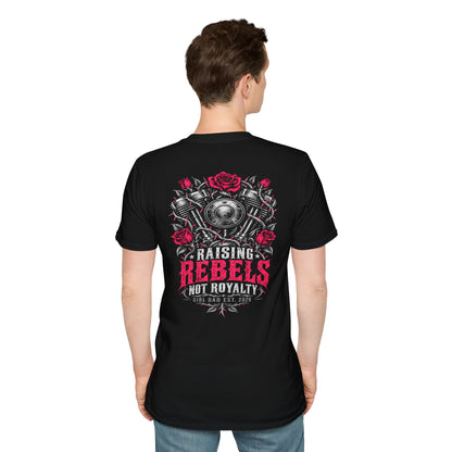 Raising Rebels Girl Dad Biker Graphic Tee