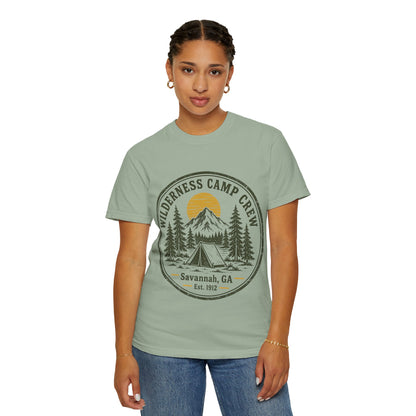 Wilderness Camp Crew Savannah GA Comfort Colors Tee