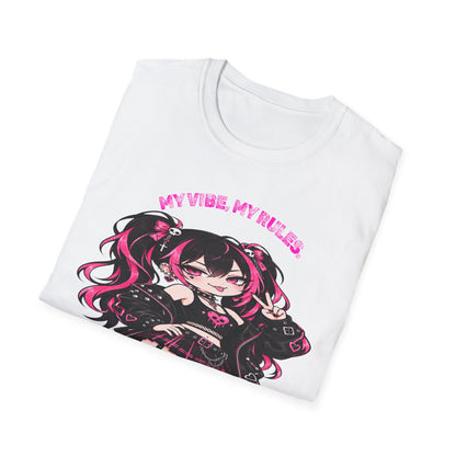 My Vibe, My Rules Anime Chibi Graphic Tee