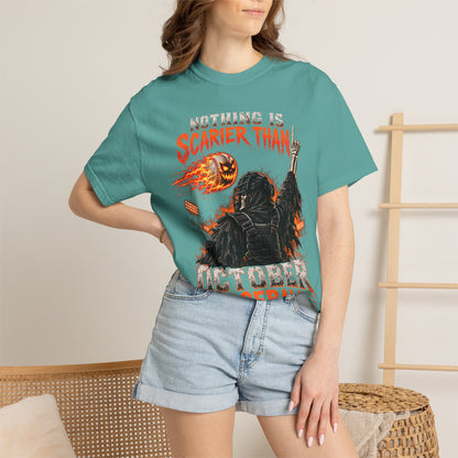 October Baseball Halloween Comfort Colors Graphic T-Shirt