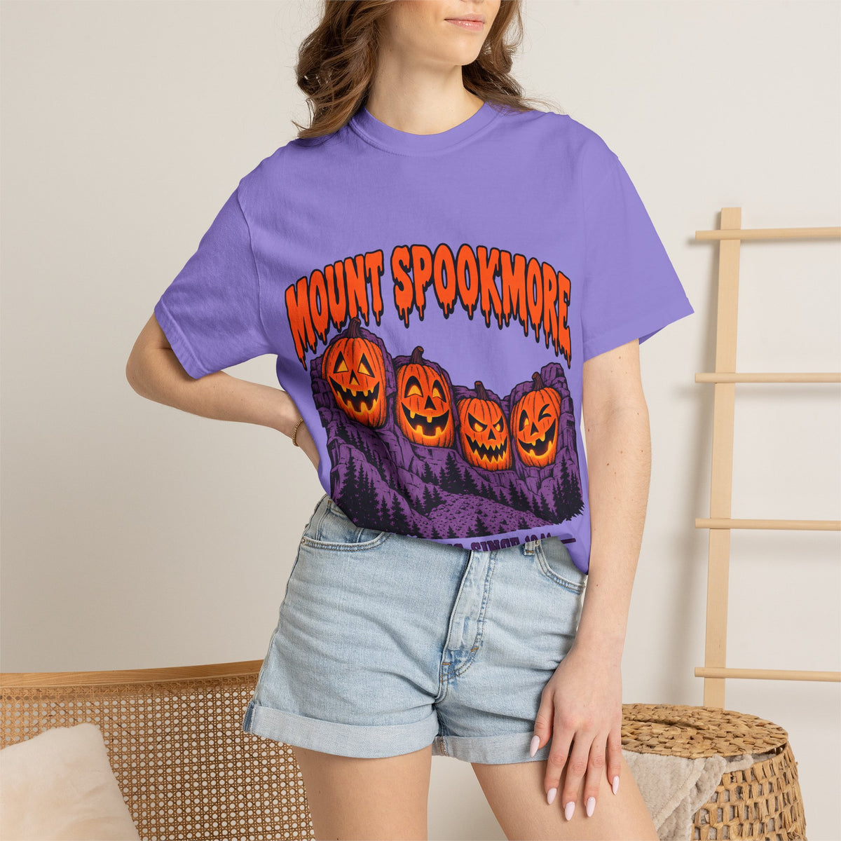 Mount Spookmore Halloween Comfort Colors T-Shirt