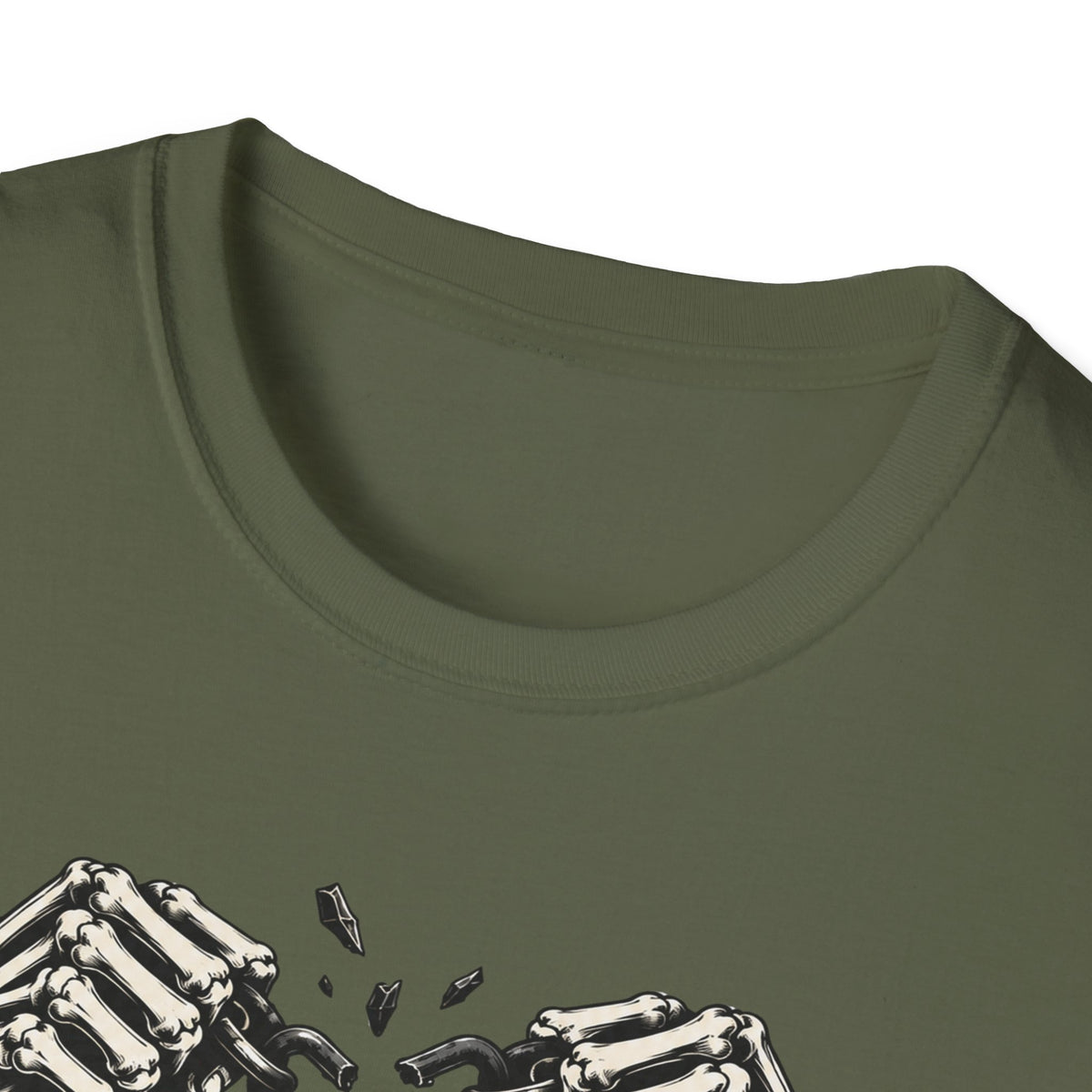 The Final Escape 1926 Shirt – Skeleton Chains Hourglass Art Deco Tee