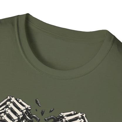 The Final Escape 1926 Shirt – Skeleton Chains Hourglass Art Deco Tee