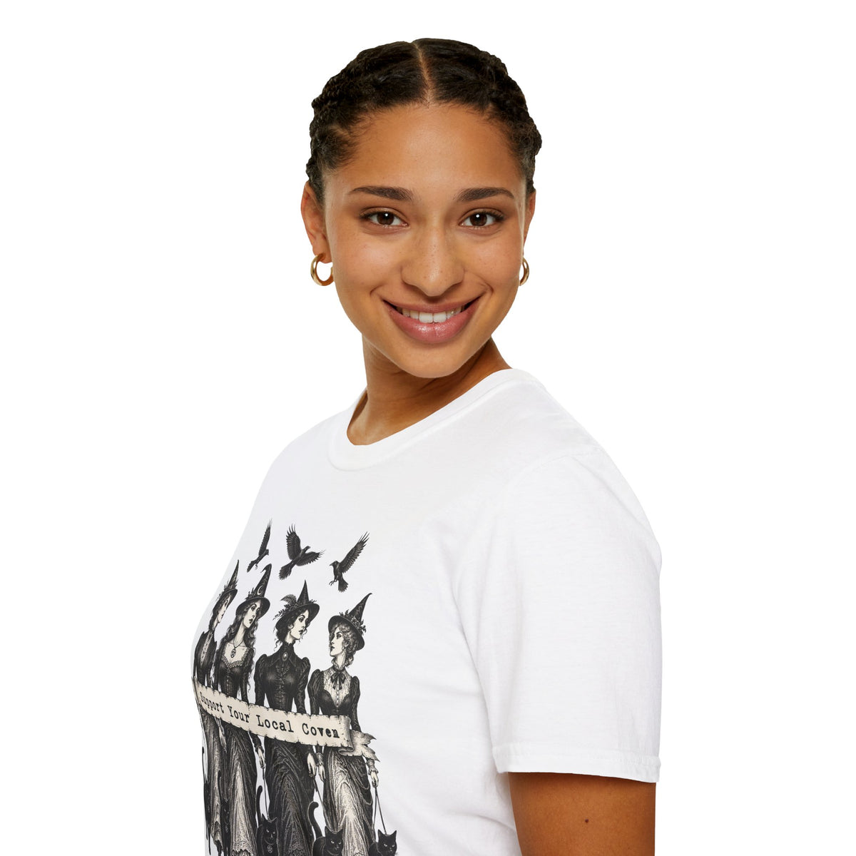 Support Your Local Coven Feminist Witch T-Shirt