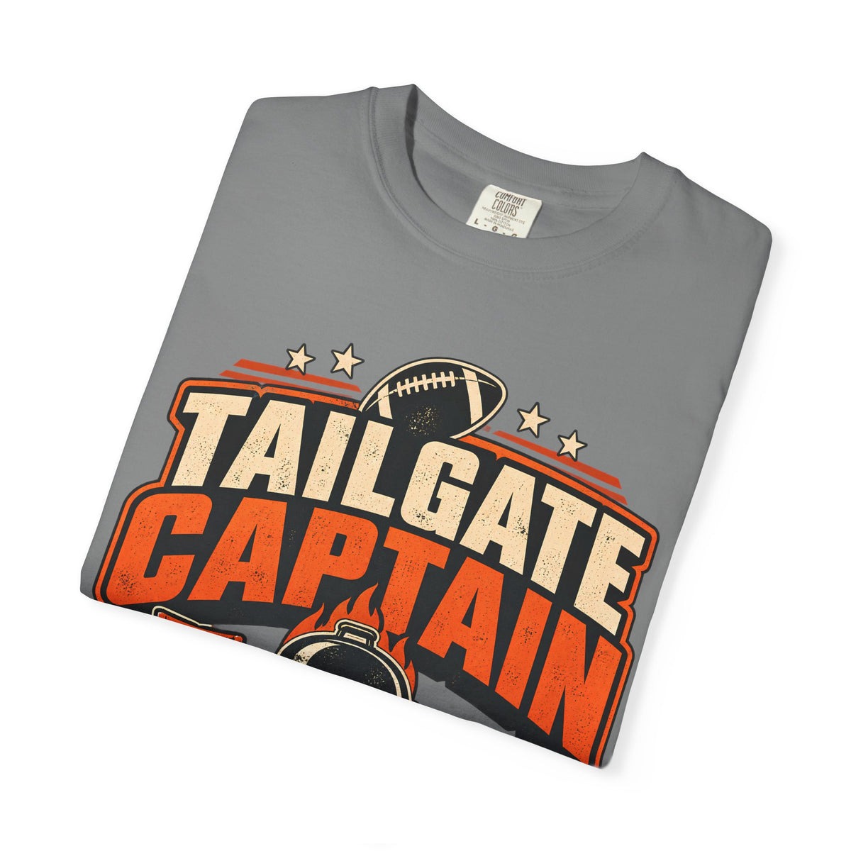 Tailgate Captain Football Game Day Comfort Colors T-Shirt